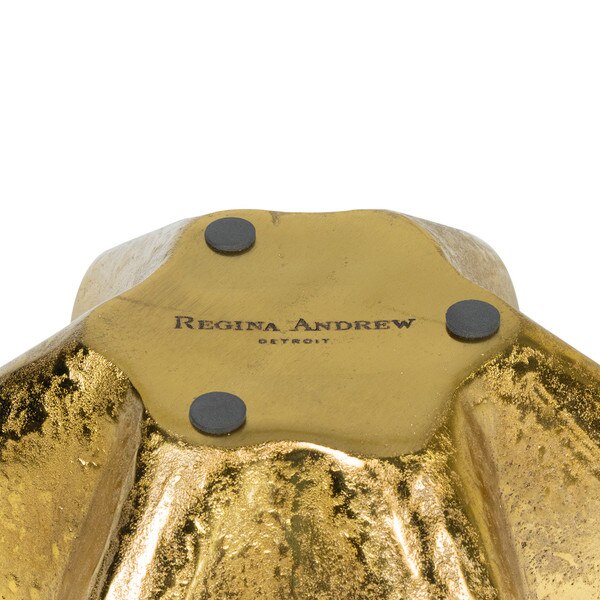 Pedicoat Metal Bowl Large (Brass) Macro 2